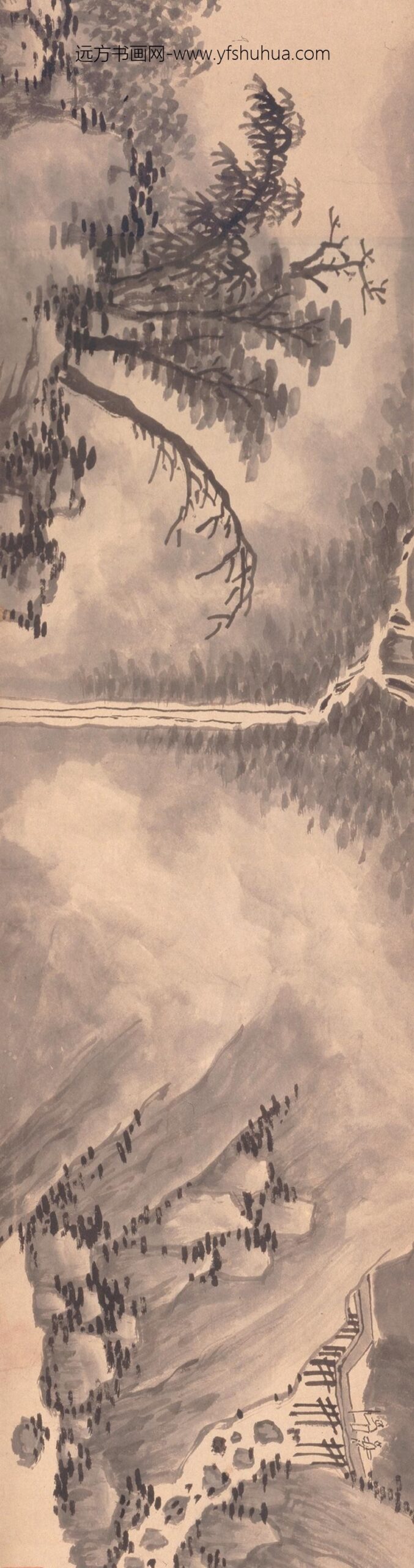 沈周_西山云霭图卷_