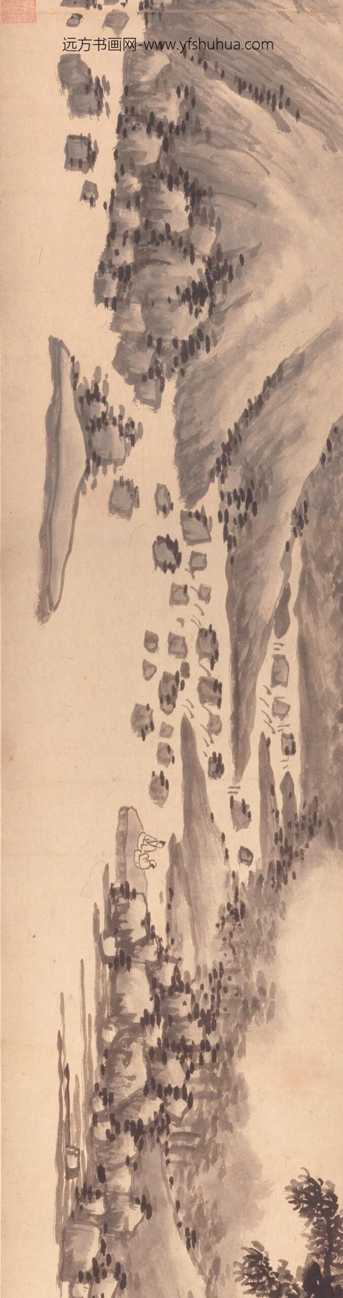 沈周_西山云霭图卷_