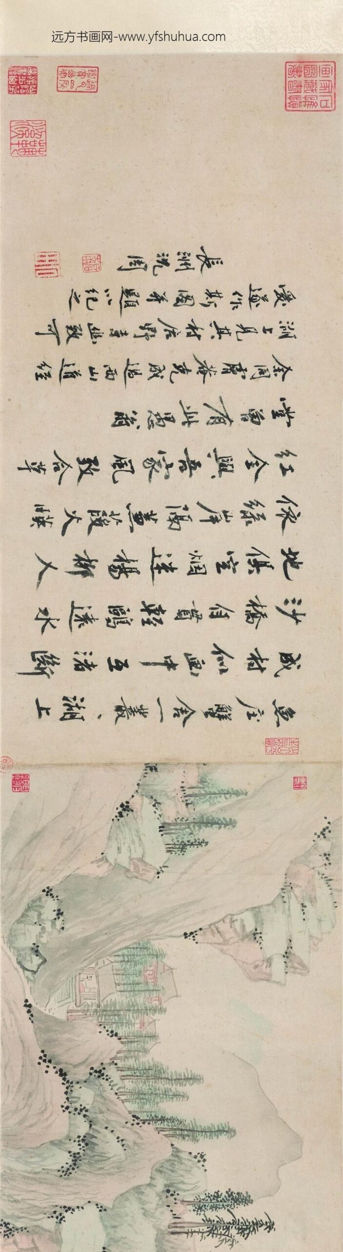 沈周_西山图卷_