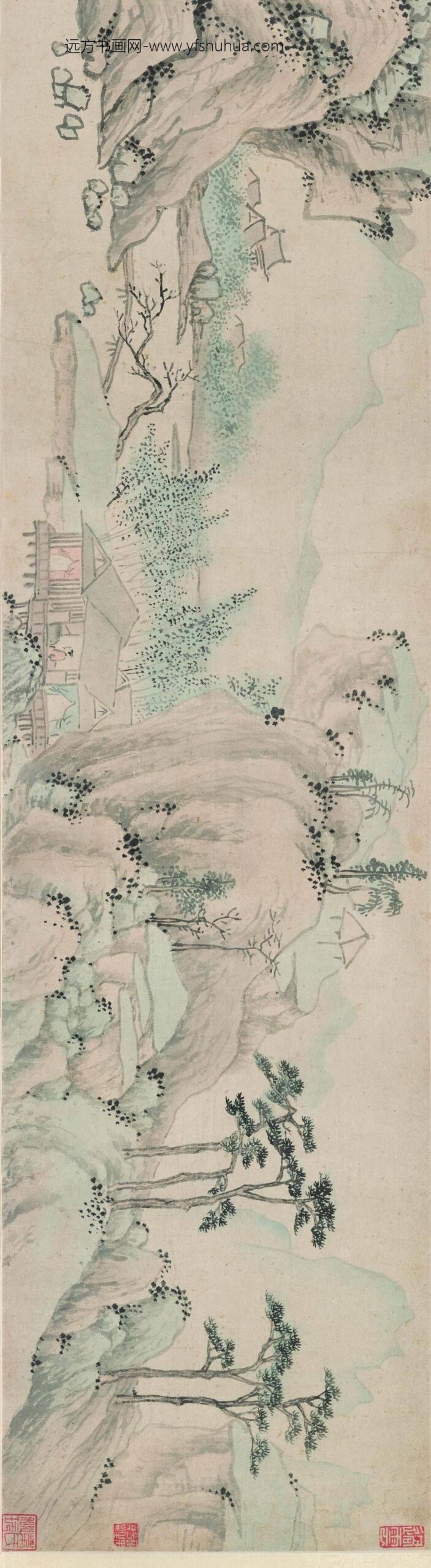 沈周_西山图卷_