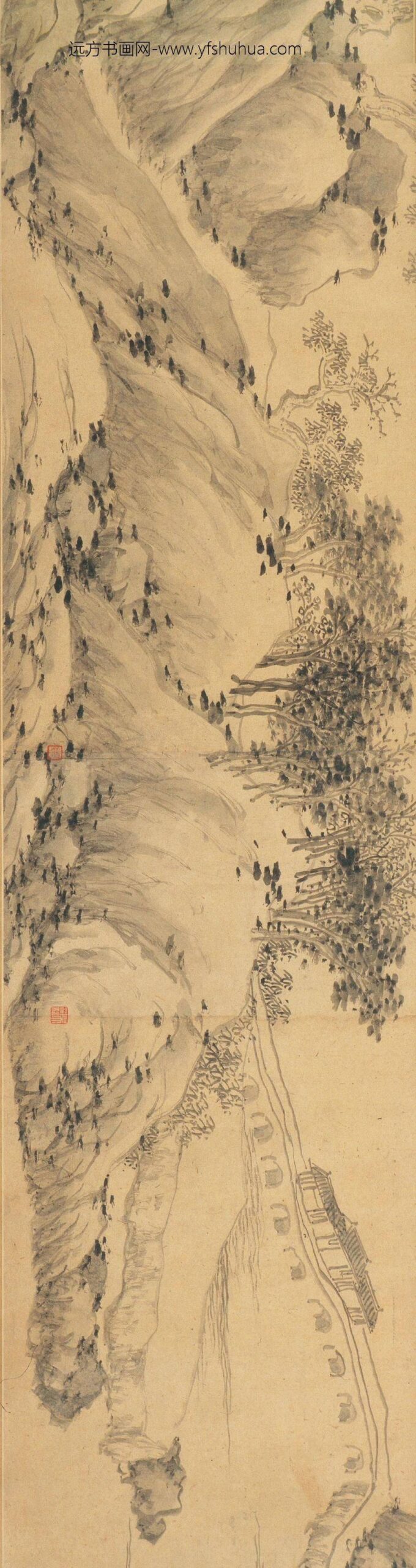 沈周_西山纪游图卷_