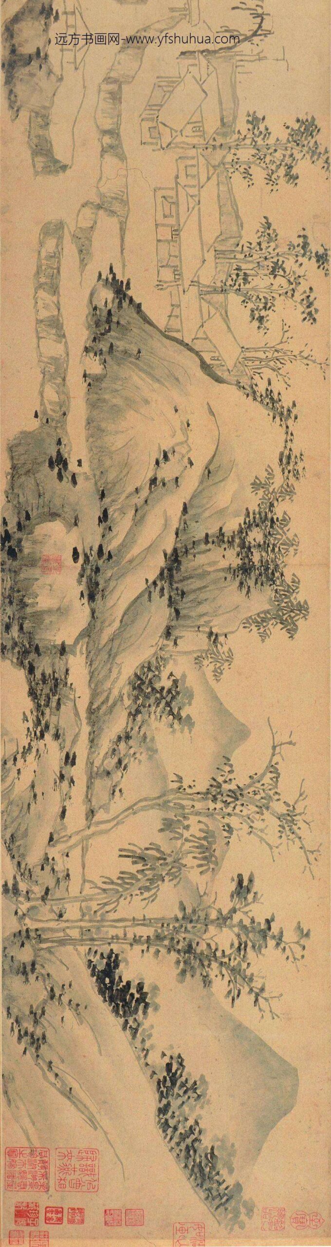 沈周_西山纪游图卷_