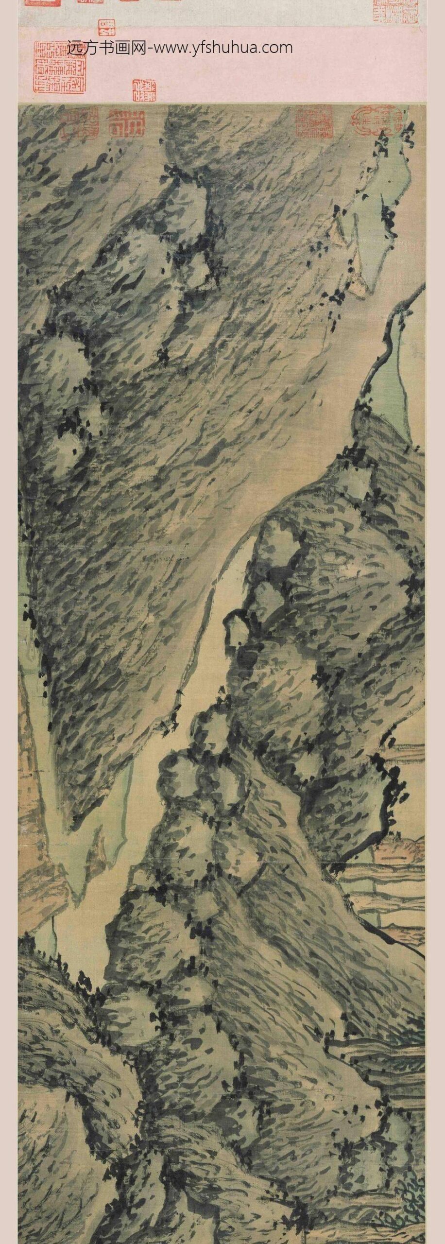 沈周_野翁庄图卷_