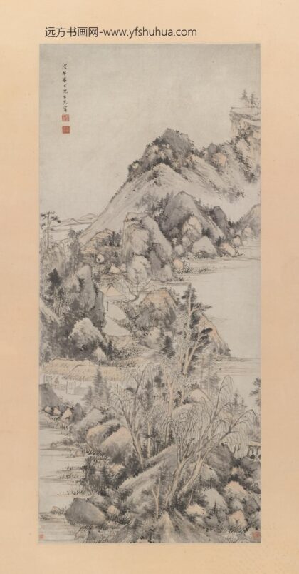 沈士充 山水图轴 2.jpg