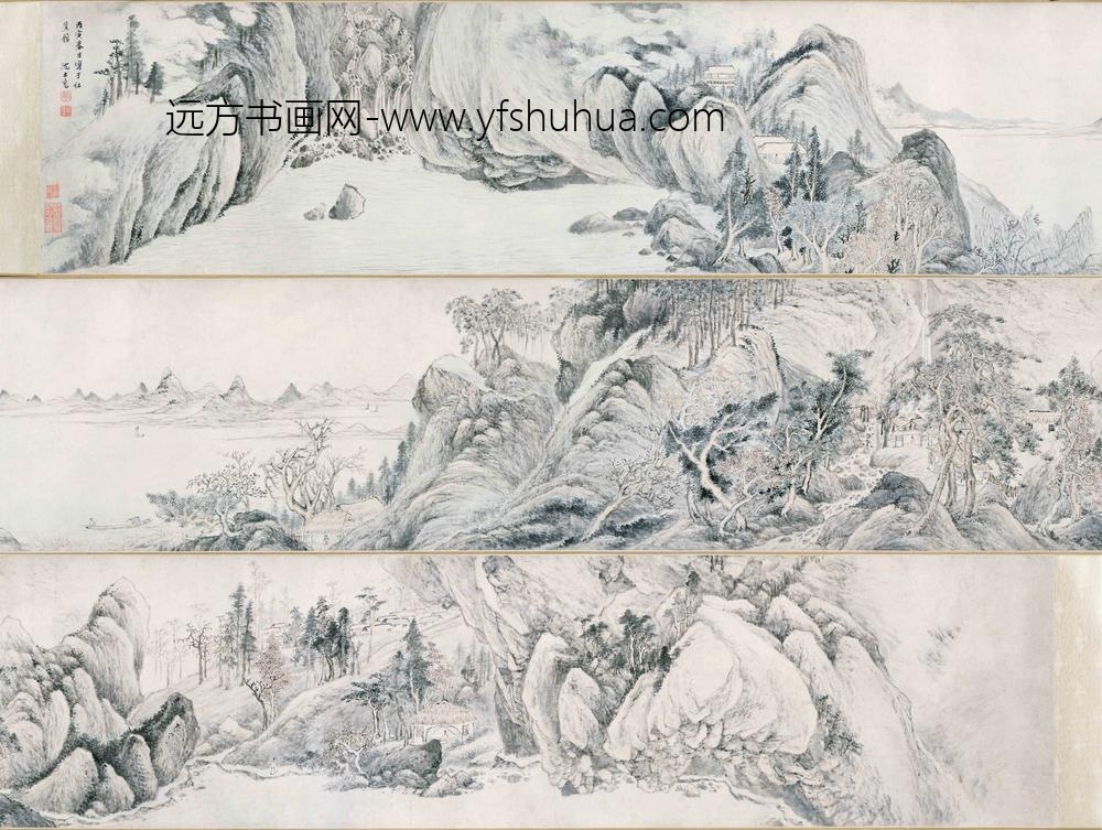 沈士充_松林草堂图卷