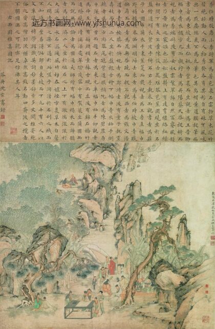 沈宗骞 西园雅集图轴 2.jpg