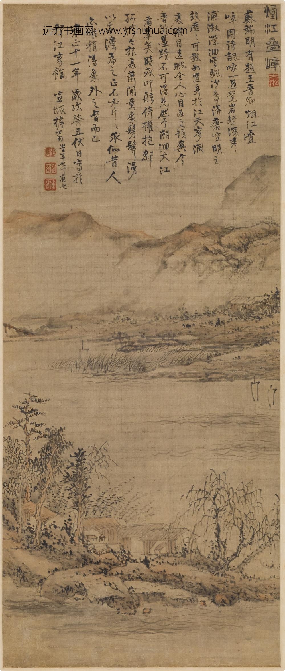 沈廷瑞_烟江叠嶂图轴