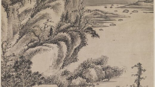 沈源 携琴访友图轴.jpg