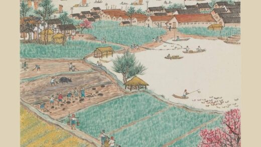 沈迈士 绿意红情图轴.jpg