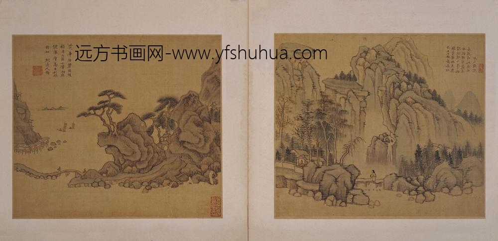 沈颢灏_摹古山水册