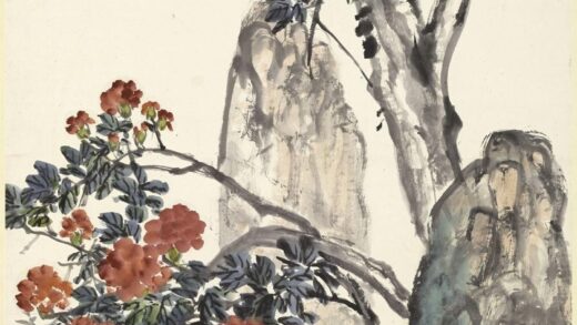 王个簃 榴花图轴.jpg