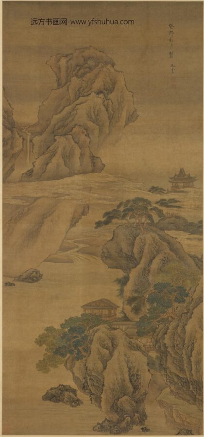 王云 山楼云起图轴.jpg