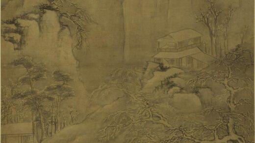 王云 雪满山村图轴.jpg