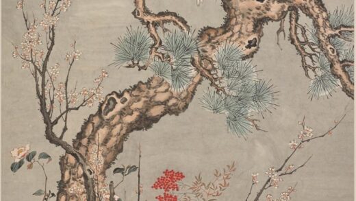 王冈 岁寒双寿图轴.jpg