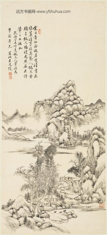王凤仪 仿元人山水轴.jpg