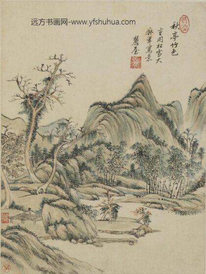 王原祁 仿古山水图册 2 1.jpg