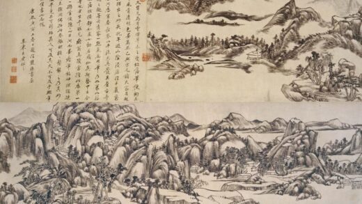 王原祁 仿子久富春山居图卷.jpg