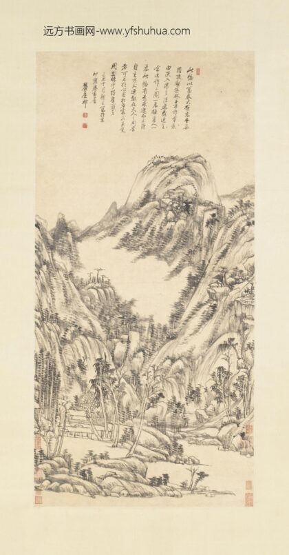 王原祁 仿黄公望富春大岭图轴.jpg