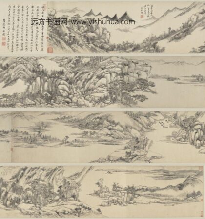 王原祁 仿黄公望山水卷.jpg