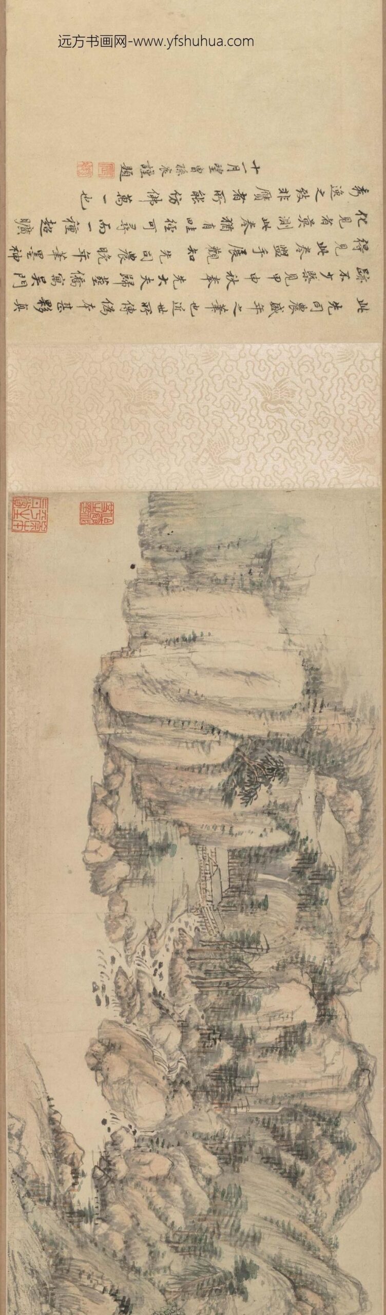 王原祁_山水卷_