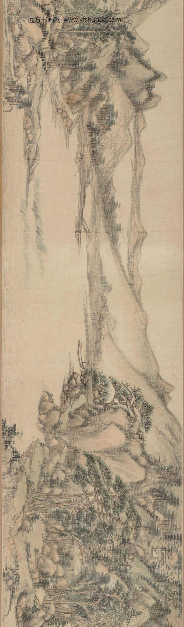 王原祁_山水卷_