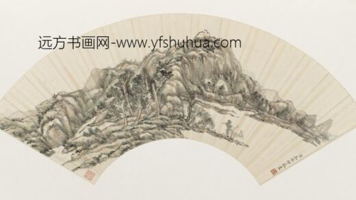 王原祁 山水扇页册.jpg