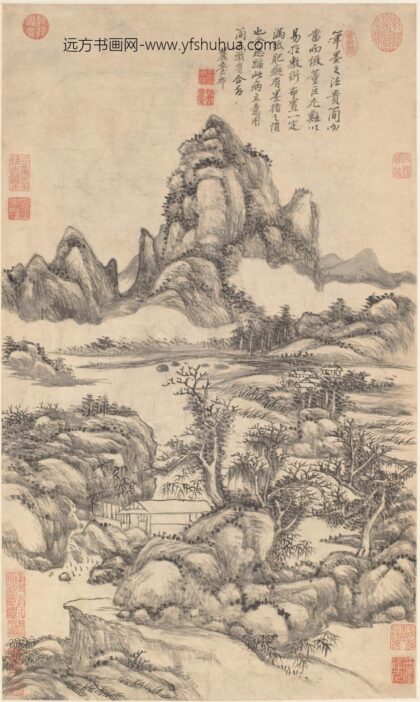 王原祁 山水轴 2.jpg