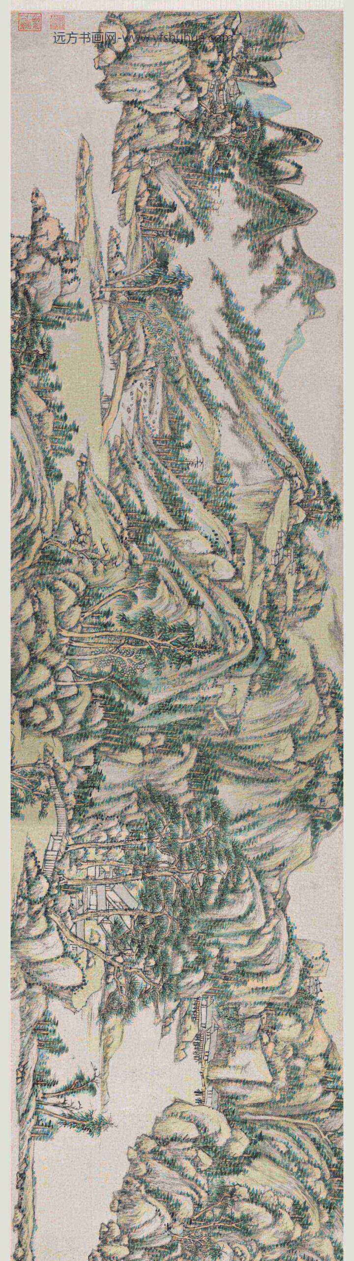 王原祁_嵩高图卷_