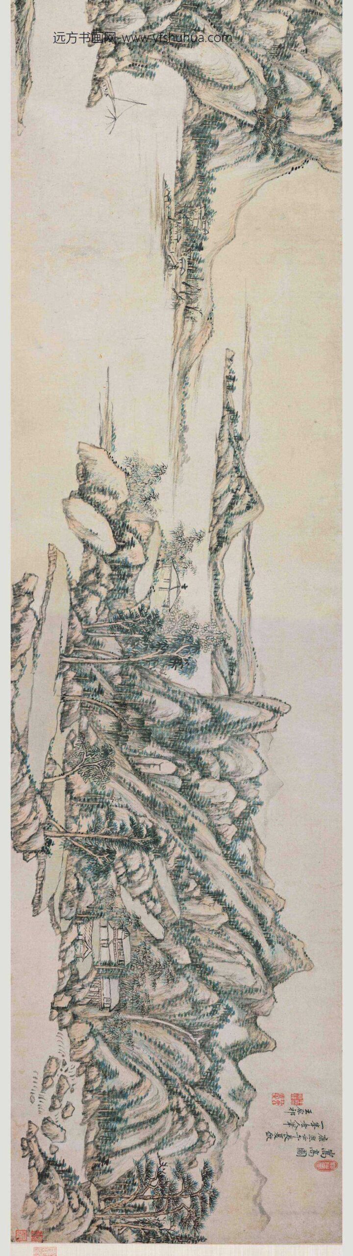 王原祁_嵩高图卷_