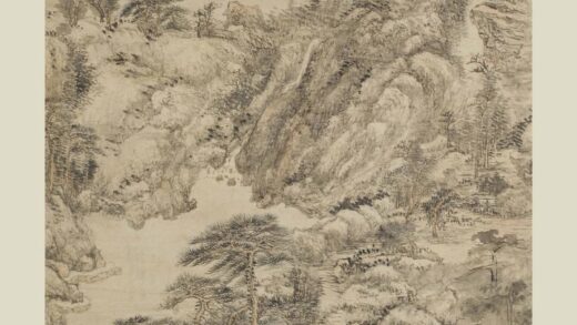 王原祁 闲圃书屋图轴.jpg