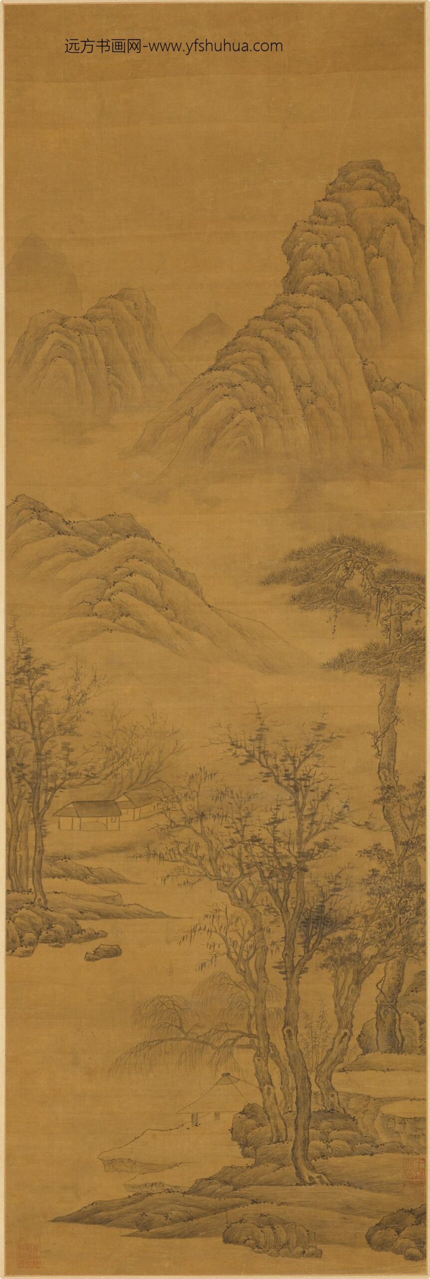 王嘉_山水图轴