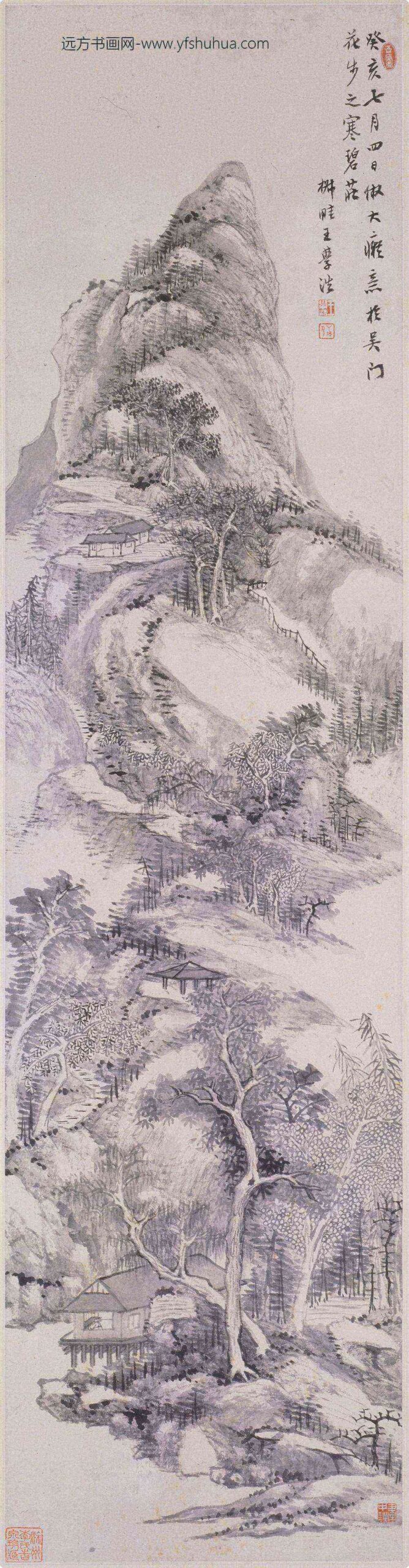 王学浩_仿黄公望山水图轴