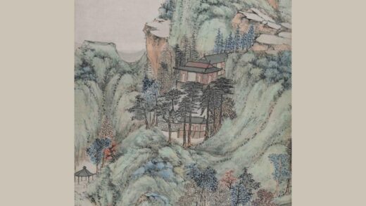 王学浩 层峦古刹图轴.jpg