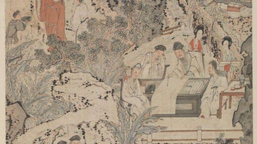 王宜 西园雅集图轴.jpg