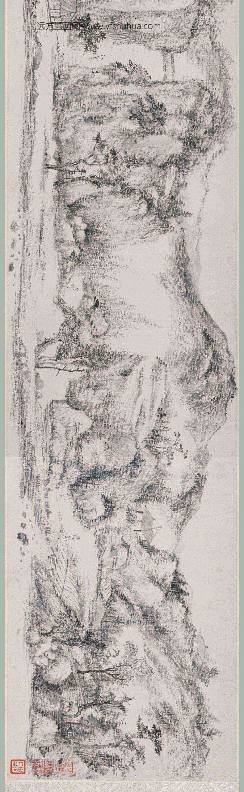 王宸（蓬樵）_三吾胜异图卷_