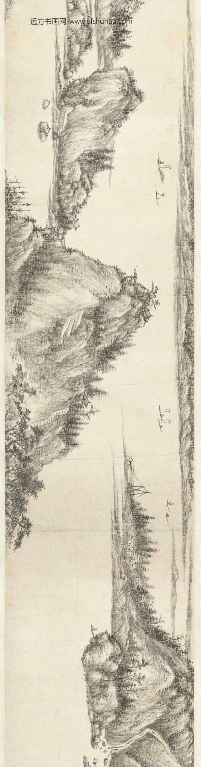 王宸（蓬樵）_潇湘图卷_