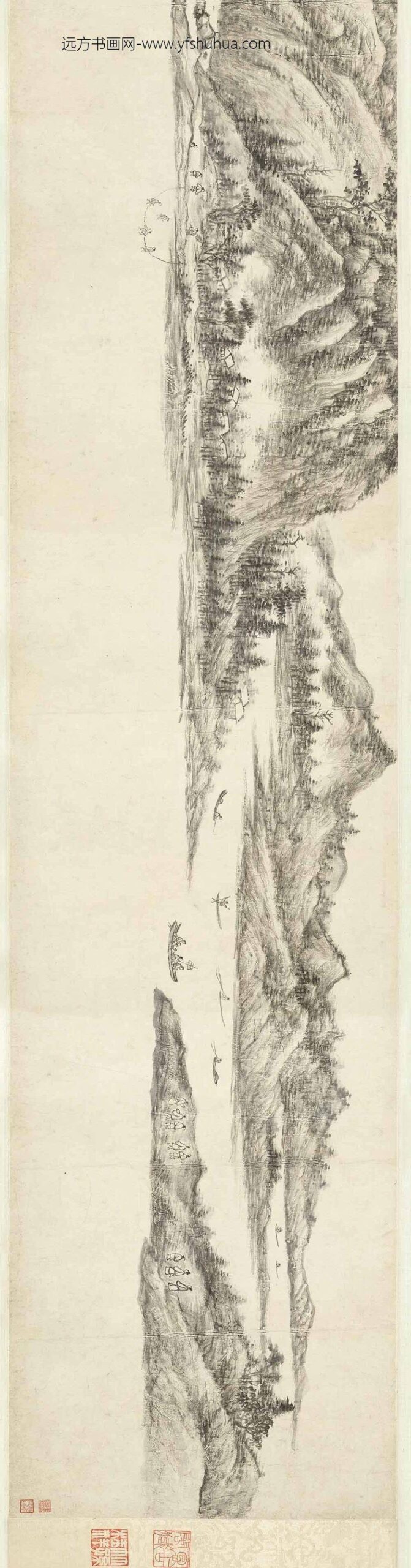 王宸（蓬樵）_潇湘图卷_