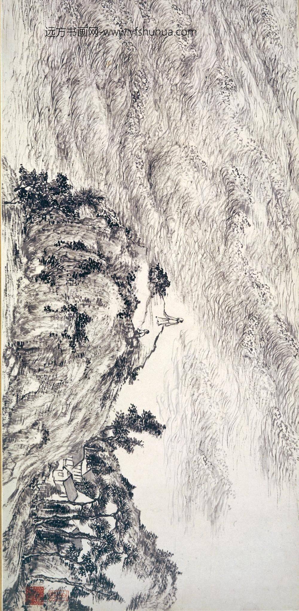 王宸（蓬樵）_观海图卷_