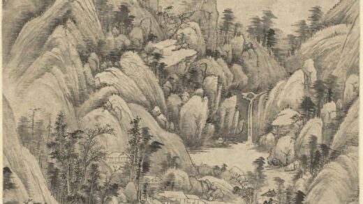 王时敏 临水柴门图轴.jpg