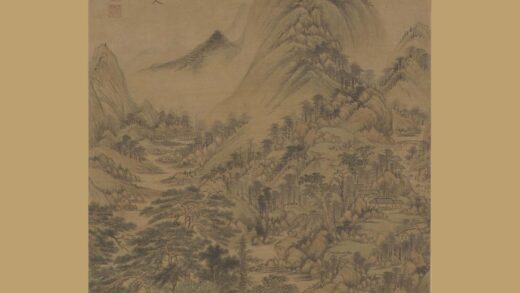 王时敏 仿一峰山水轴.jpg