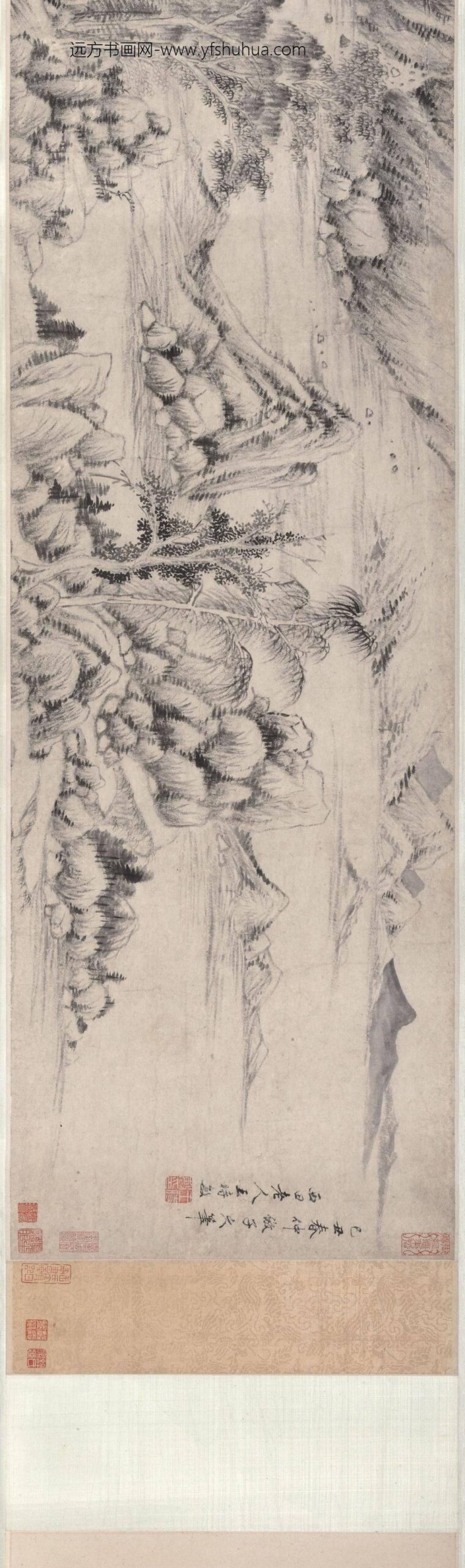 王时敏_仿子久山水图卷_