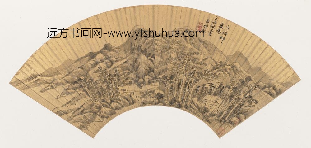 王时敏_山水扇页册