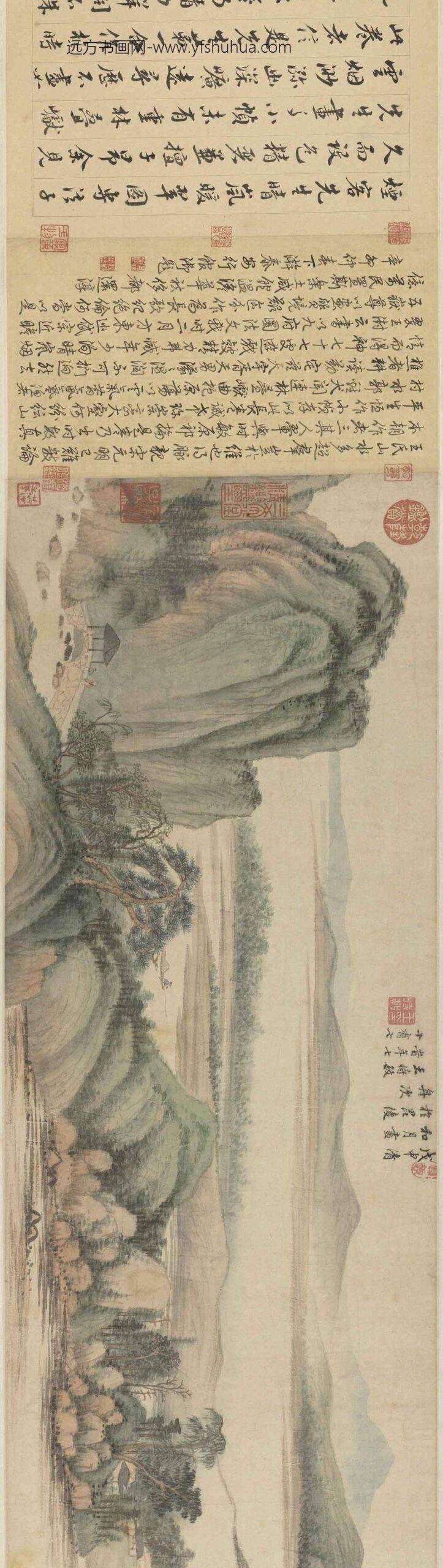 王时敏_晴岚暖翠图卷_