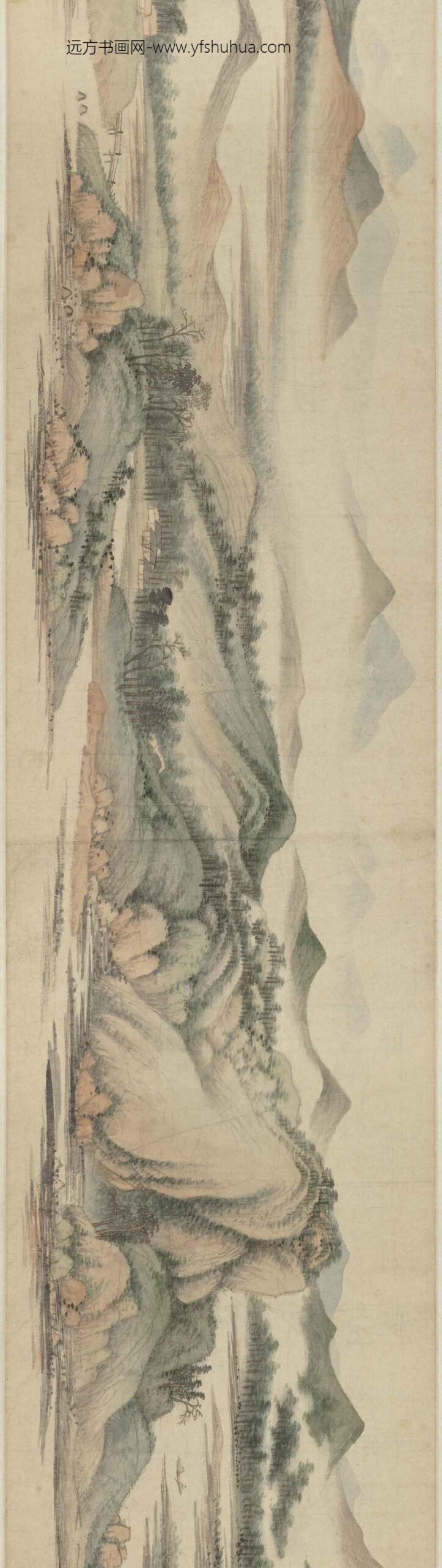 王时敏_晴岚暖翠图卷_