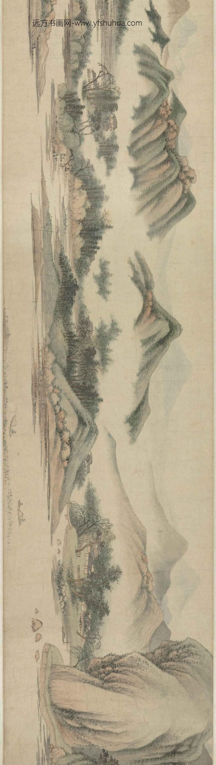 王时敏_晴岚暖翠图卷_