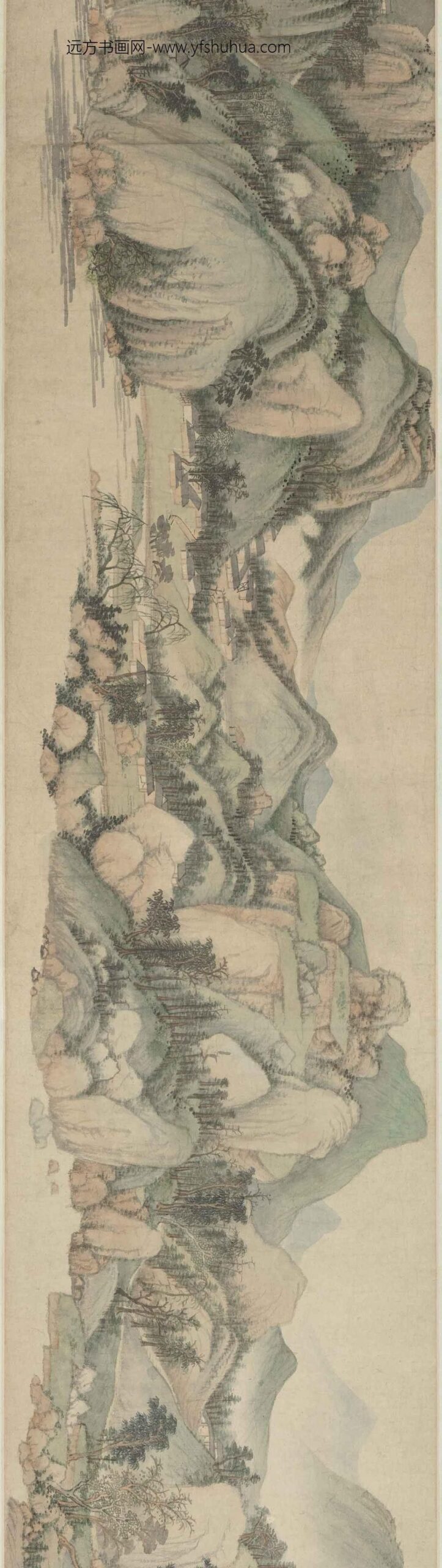 王时敏_晴岚暖翠图卷_