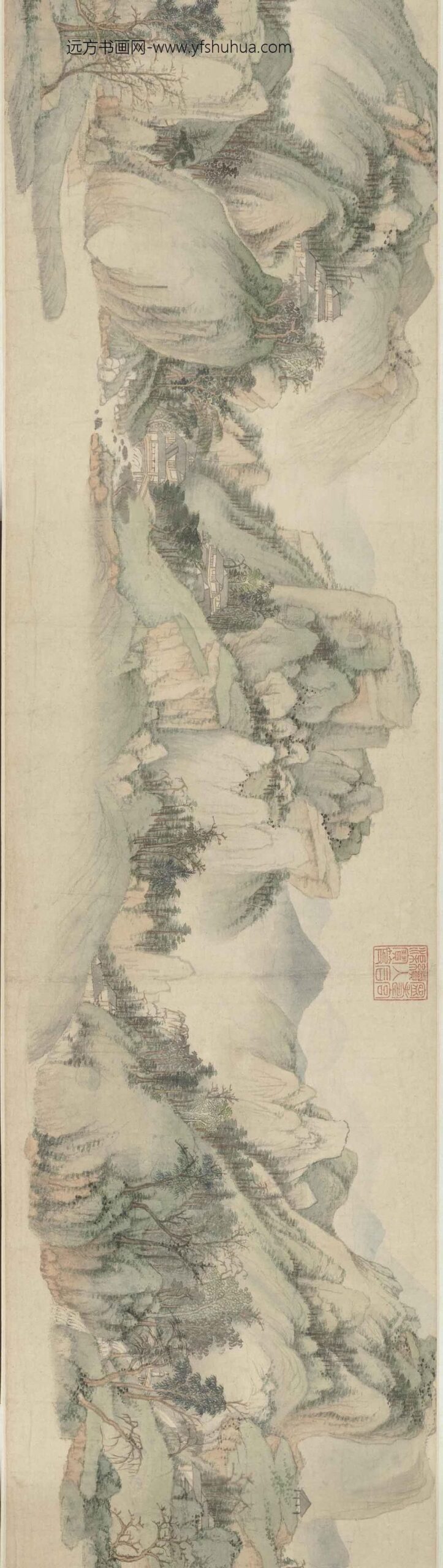 王时敏_晴岚暖翠图卷_