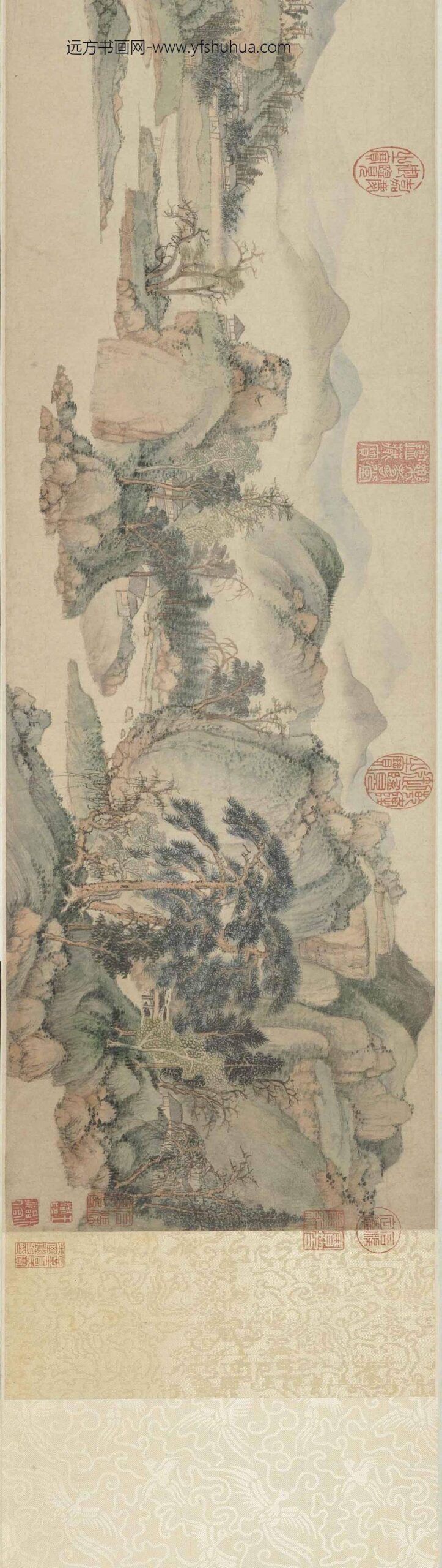 王时敏_晴岚暖翠图卷_