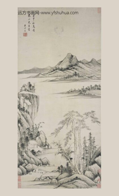 王时敏 松涧草堂图轴.jpg