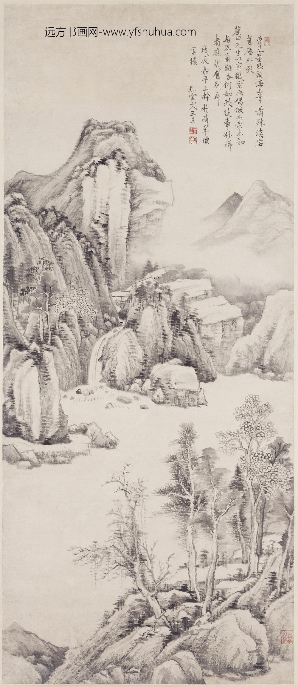 王昱_仿思翁山水轴